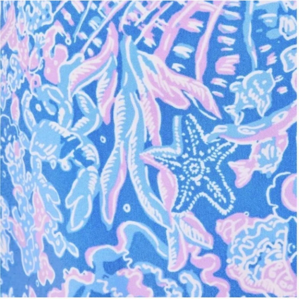 Lilly Pulitzer Jonas High-waisted Skort, Boca Blue Sea What I Sea NWT size 10 - Picture 8 of 9